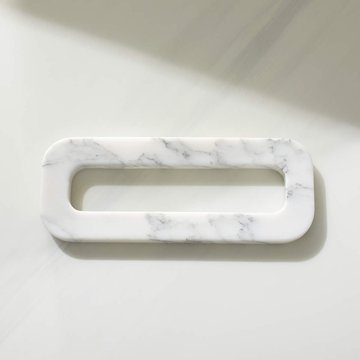 Link White Marble Trivet by Jennifer Fisher + Reviews CB2 Canada