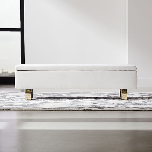 Link Ivory Storage Bench Reviews Cb2 Canada