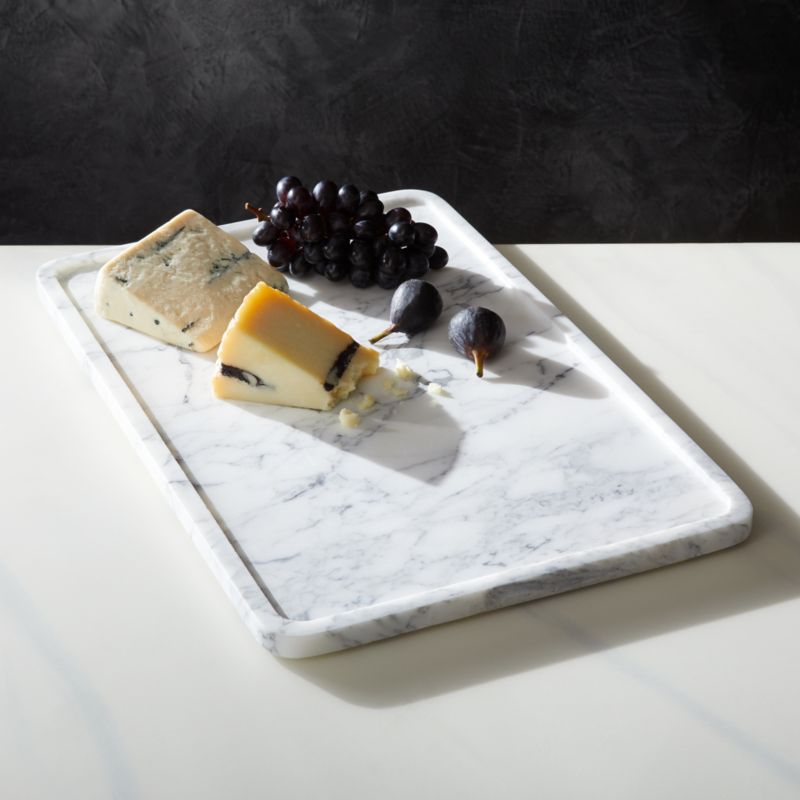 View Rectangular Marble Serving Tray by Jennifer Fisher details