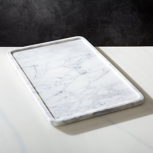 Rectangular Marble Serving Tray by Jennifer Fisher