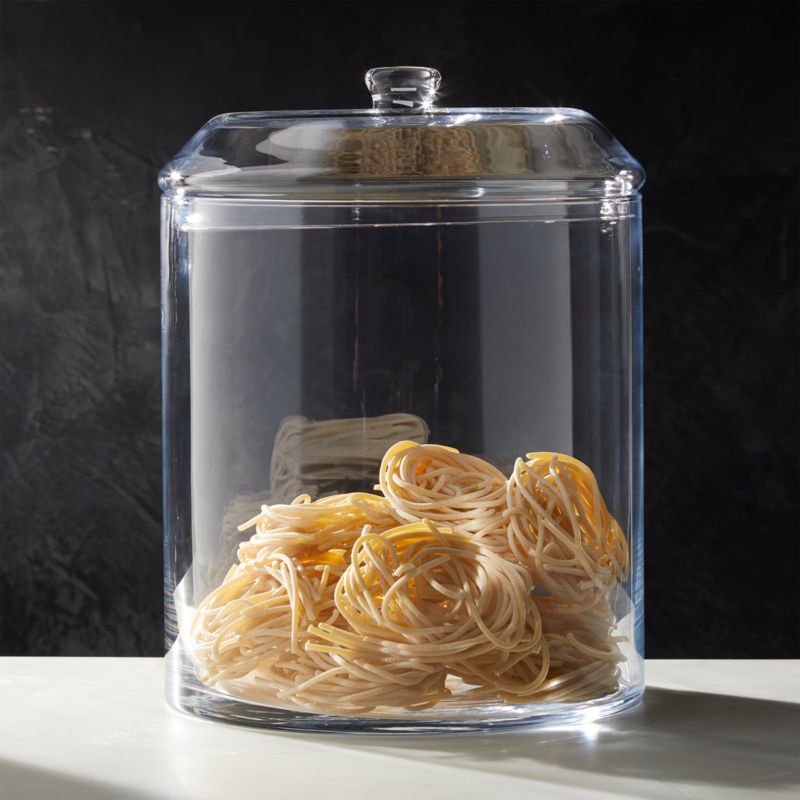 View Snack Extra-Large Glass Canister by Jennifer Fisher details