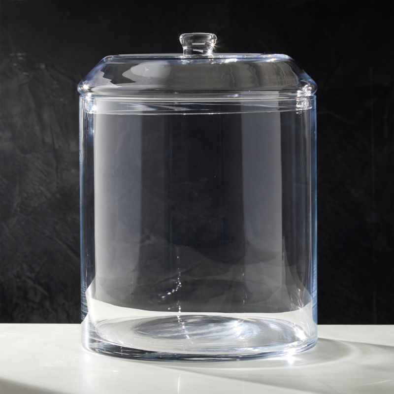 Jenni Kayne Stowe Eco Glass Canister in Maple Size X-Large