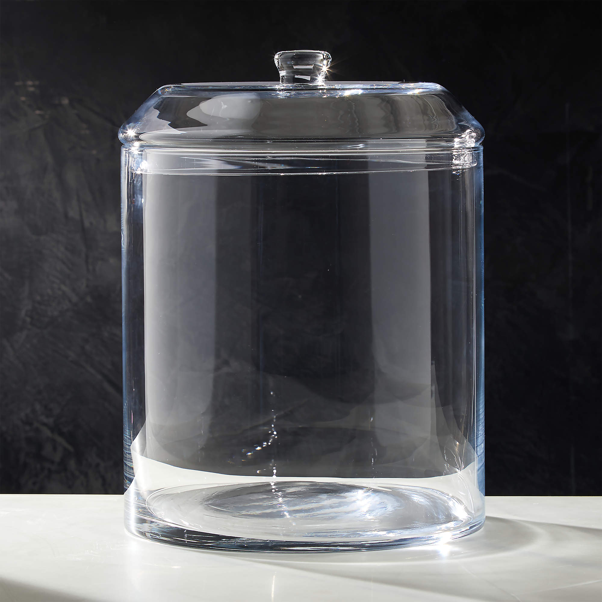 Shop LARGE SNACK GLASS CANISTER from CB2 on Openhaus