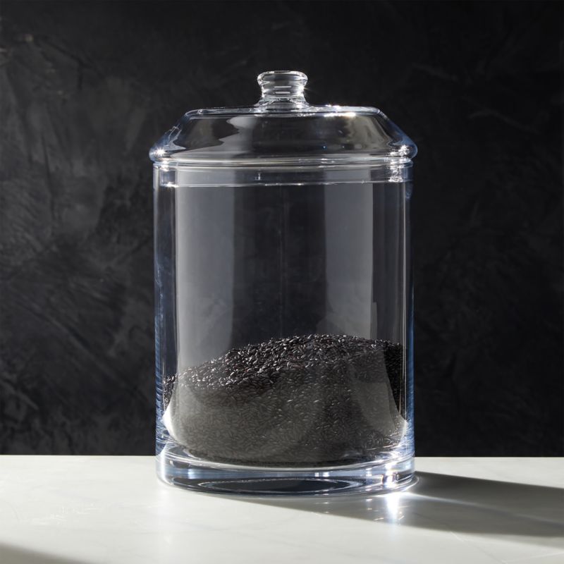 View Snack Large Glass Canister by Jennifer Fisher details