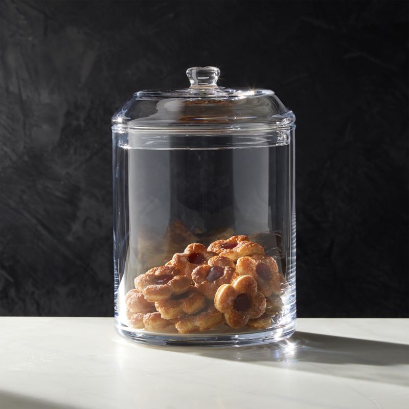 View Snack Medium Glass Canister by Jennifer Fisher details