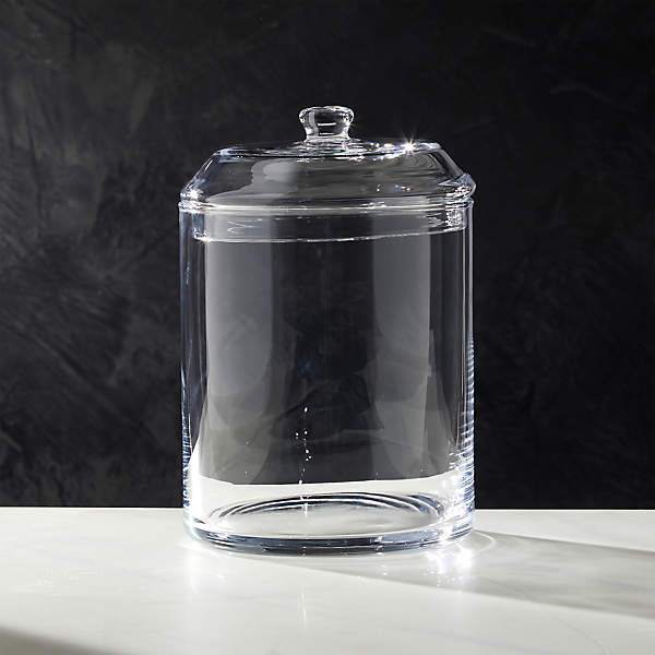 Canister Glass Belly Glass Lid 10Lt