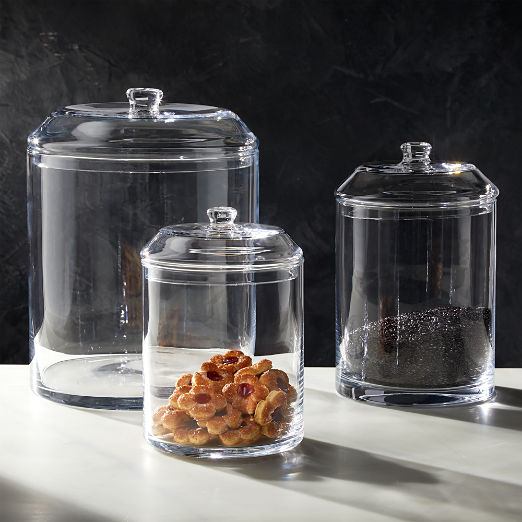 Snack Glass Canisters by Jennifer Fisher