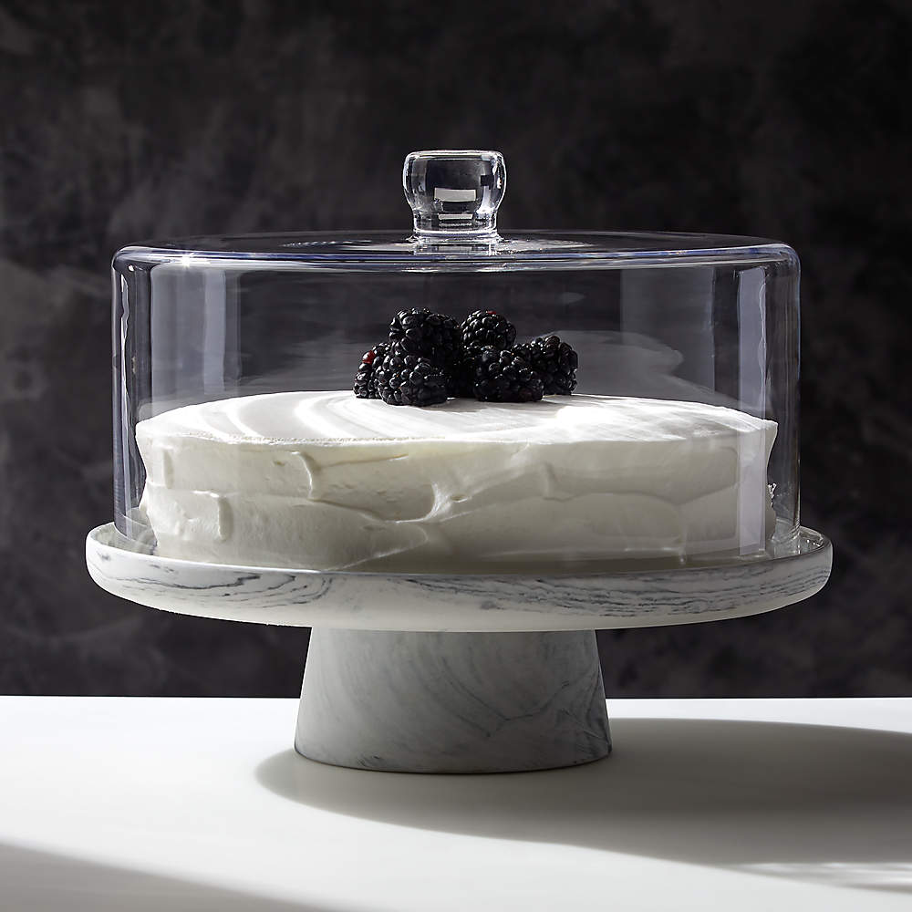 Pedestal Glass Cake Stand with Glass Dome Cover $28 each / 2 for $25 each |  Cake plate with dome, Cake stand with dome, Glass cakes