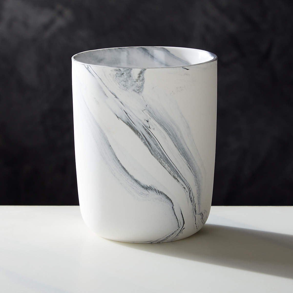 Swirl Black and White Coffee Mug by Jennifer Fisher + Reviews CB2