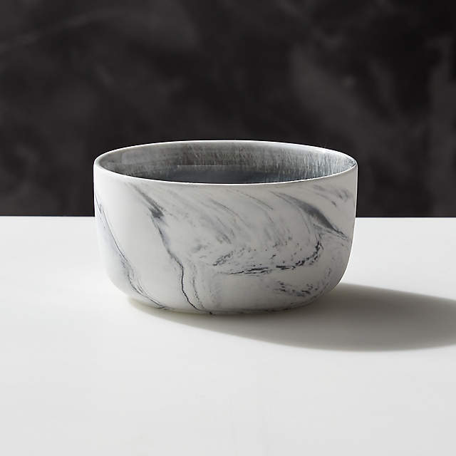 Swirl Modern Black and White Mini Bowl + Reviews | CB2