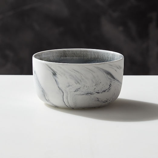 Swirl Black and White Mini Bowl by Jennifer Fisher