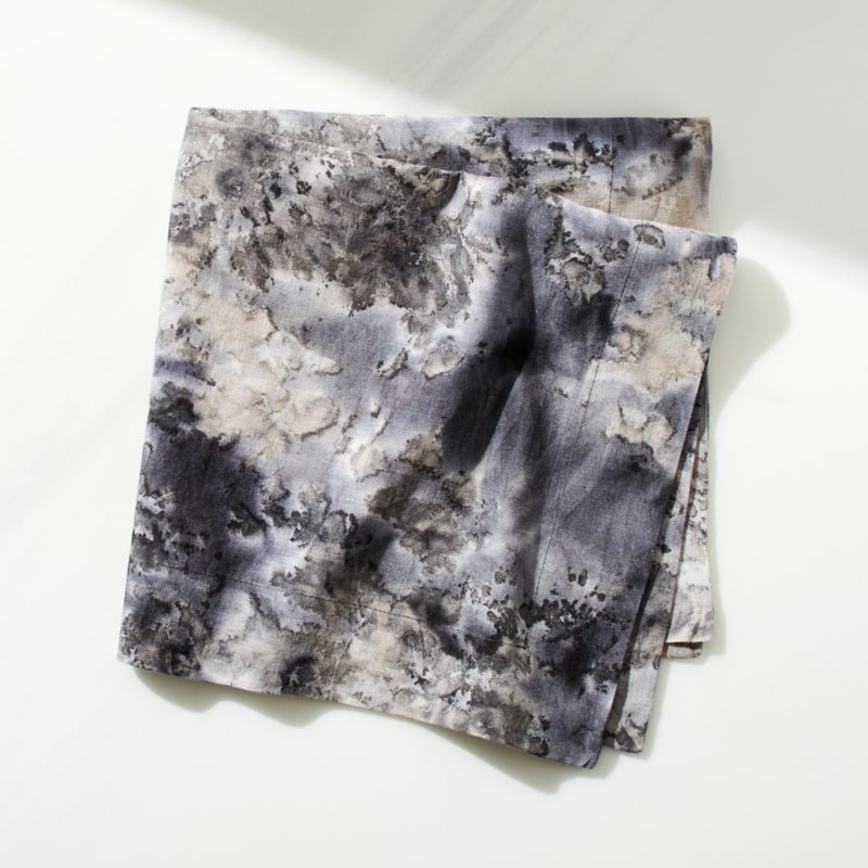 View Tie-Dye Linen Dinner Napkin by Jennifer Fisher details