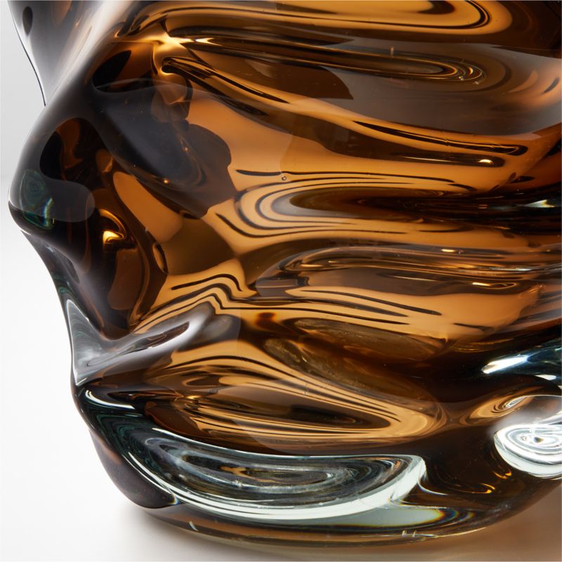 Jacqueline Brown Handblown Glass Vase - image 3 of 20