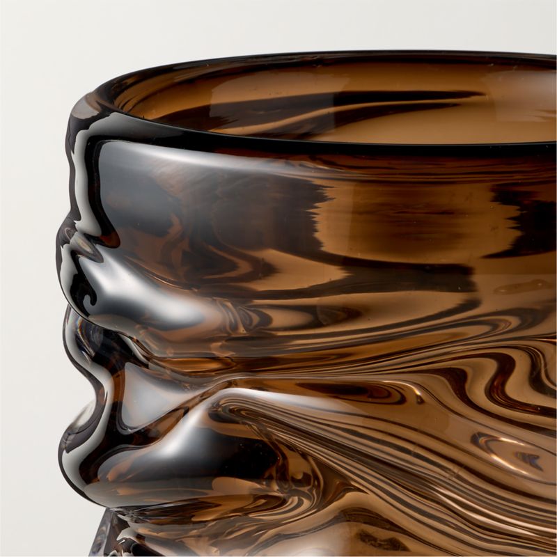 Jacqueline Brown Handblown Glass Vase - image 3 of 18