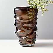 Forma Handcrafted Brown Terracotta Vase