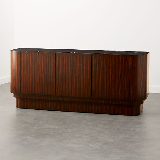 Modern Tv Stands Media Consoles Cb2 Jacques Marble And Wood Media Console
