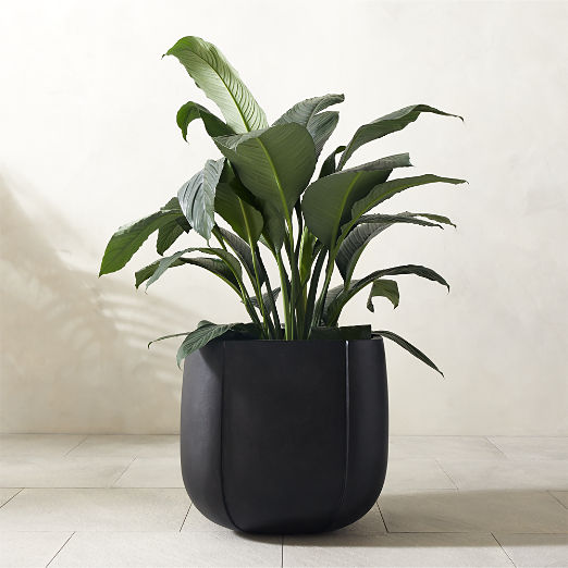 Jagger Square Black Indoor/Outdoor Planter Extra Large