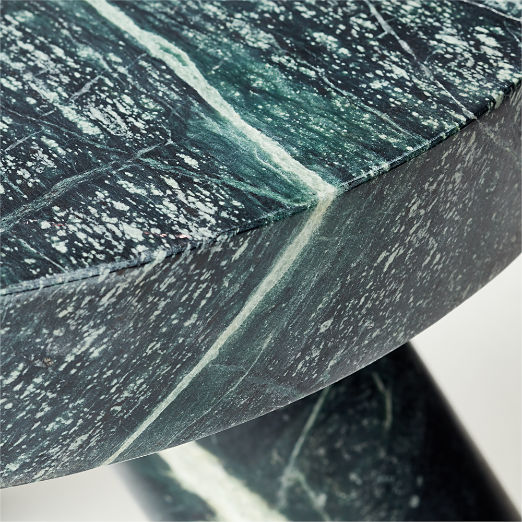 Jaxx Green Marble Side Table Short