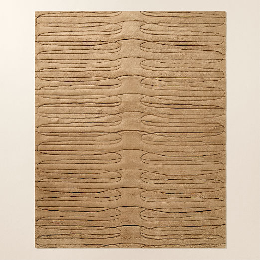 Jackson Ave. Hand-Knotted Taupe New Zealand Wool Area Rug by Casa Dean by Swizz Beatz