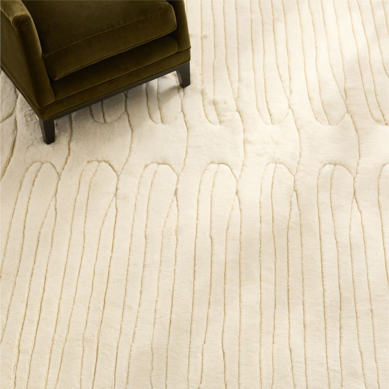 Jackson Ave. Hand-Knotted Warm White New Zealand Wool Area Rug 8'x10' by Casa Dean by Swizz Beatz - image 3 of 9