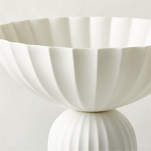 Jeanne Fluted White Porcelain Table Lamp