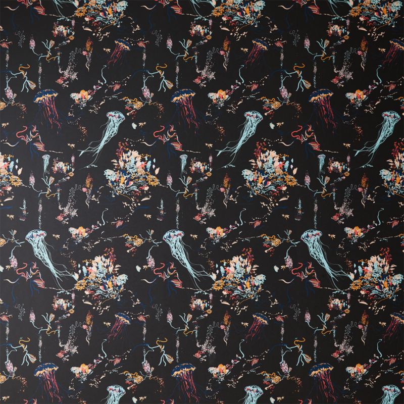Jellyfish Black Wallpaper - image 1 of 4