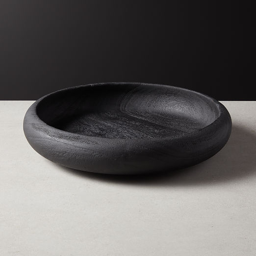 Jet Solid Wood Bowl