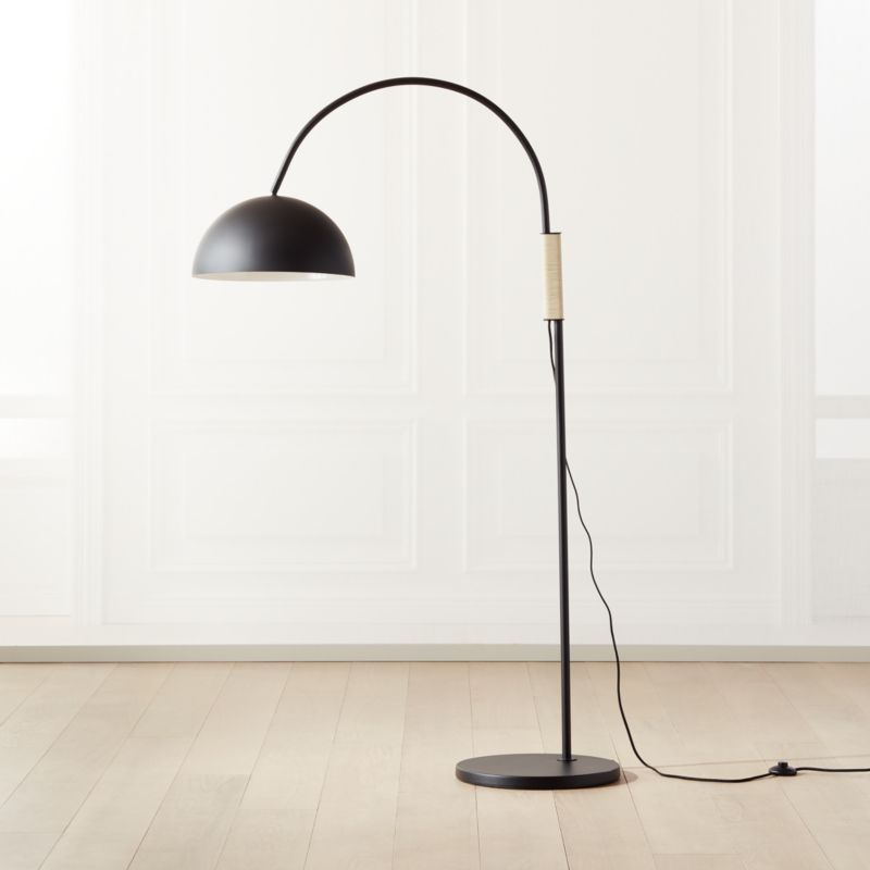 Jett Black Arched Floor Lamp Reviews, Curved Floor Lamp Black