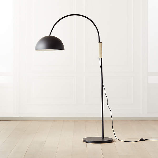 Jett Black Arched Floor Lamp Reviews, Cb2 Arc Lamp Assembly
