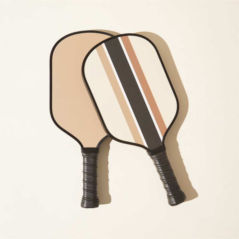 Neutral Stripe Pickleball Paddles Set of 2 - image 0 of 2