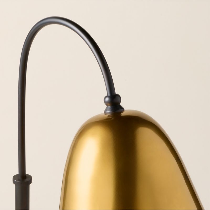 Jo Aged And Blackened Brass Table Lamp by Kay Fisker 23" - image 2 of 5