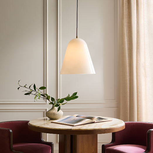 Jo Glass Pendant Light by Kay Fisker 16"