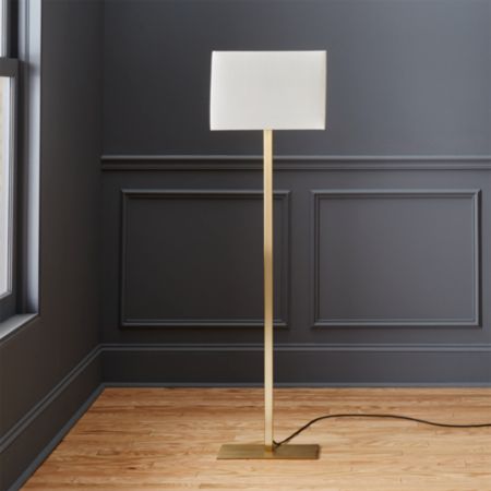 John Metallic Bronze Floor Lamp Reviews Cb2