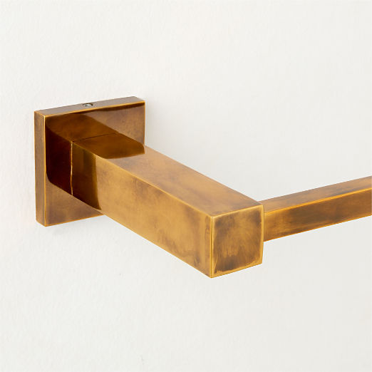 Jones Aged Brass Towel Bars