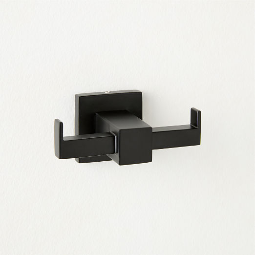 Jones Matte Black Double Hook