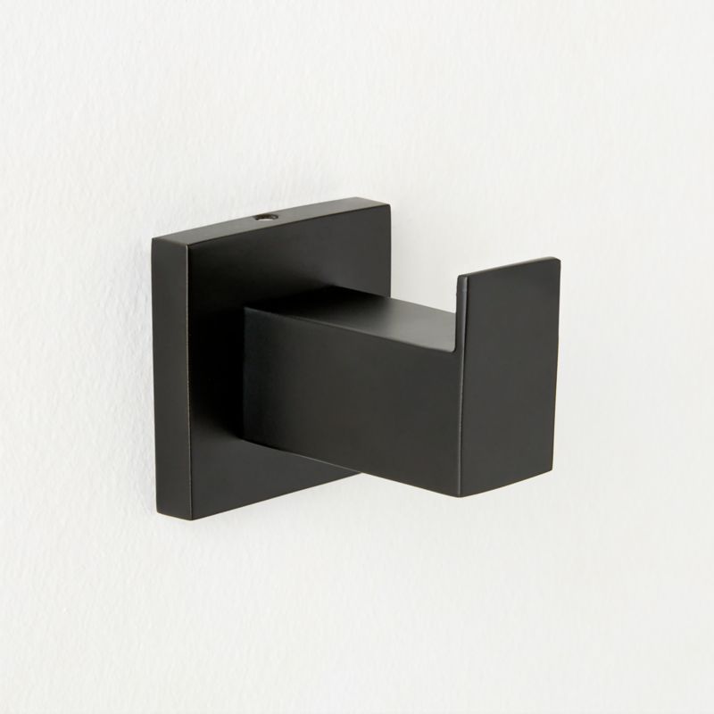 Jones Matte Black Single Hook - image 1 of 3