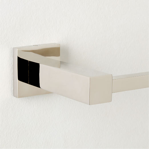 Jones Polished Nickel Wall-Mounted Toilet Paper Holder