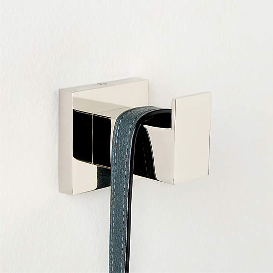 Jones Polished Nickel Single Hook