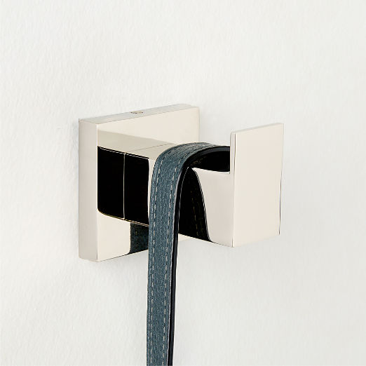 Jones Polished Nickel Single Hook