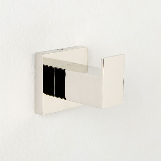 Jones Polished Nickel Single Hook