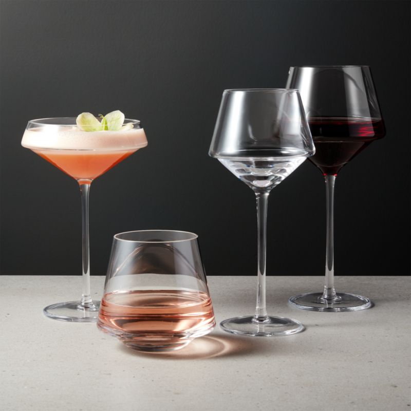 Joplin Stemware Wine Glass Set | CB2