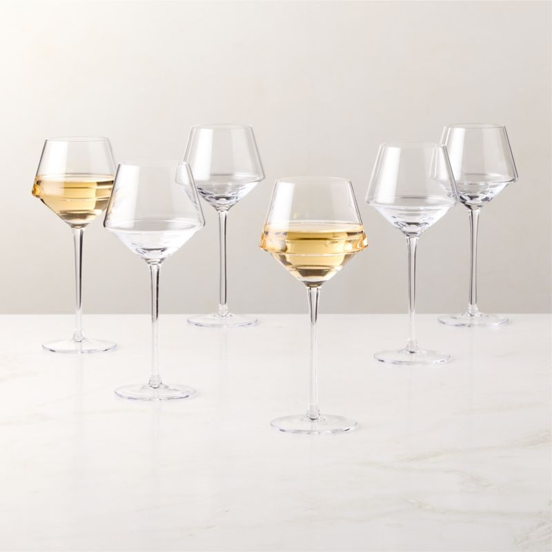 Joplin White Wine Glasses Set of 6 - image 0 of 2