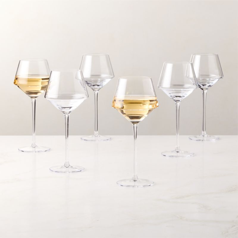 View Joplin White Wine Glasses Set of 6 details