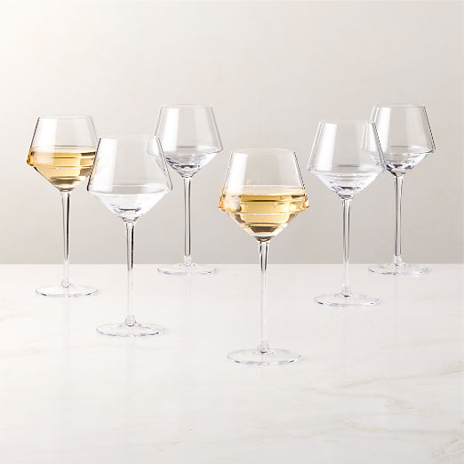 Joplin White Wine Glasses Set of 6