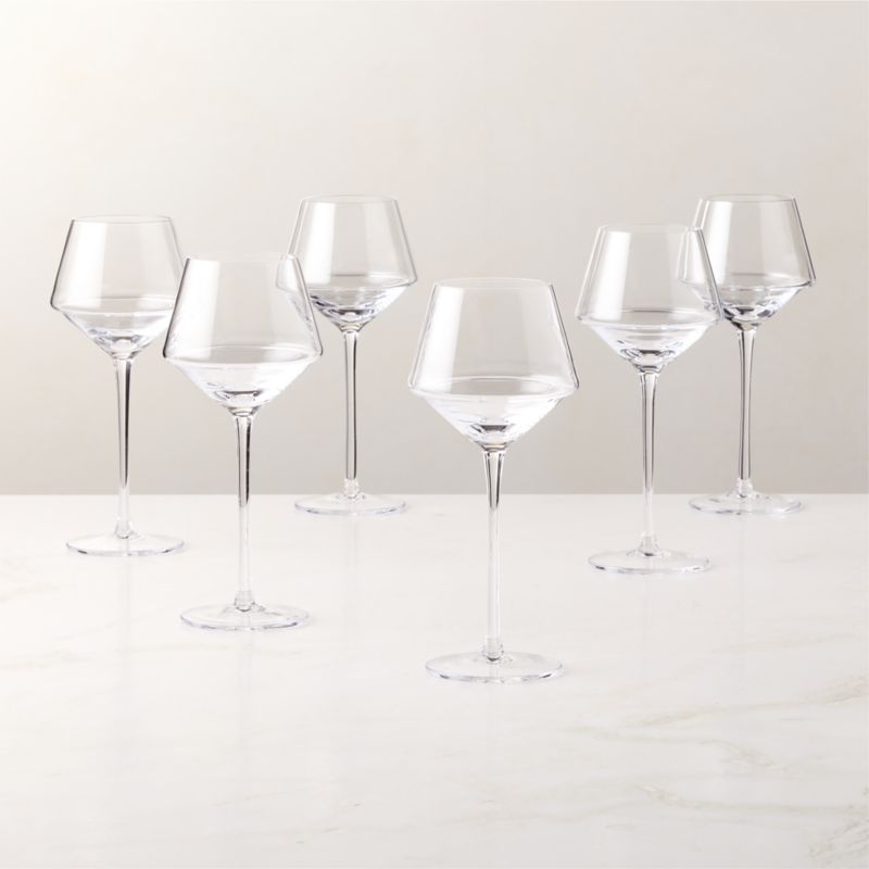 Joplin White Wine Glasses Set of 6 - image 1 of 2