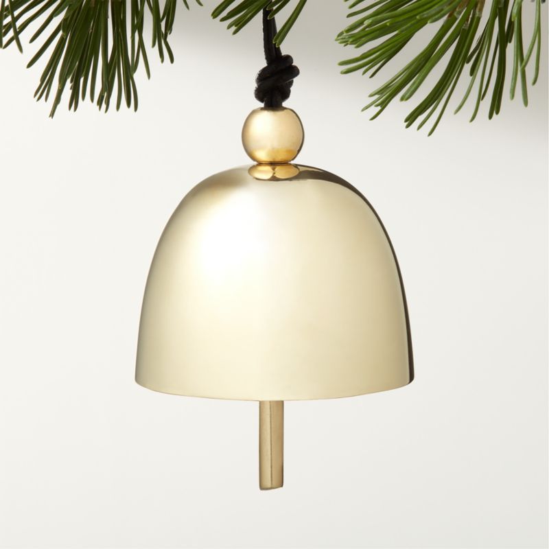 Josie Brass Bell Christmas Tree Ornament - image 0 of 3