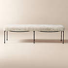 Rialto 60" Warm White Storage Bench