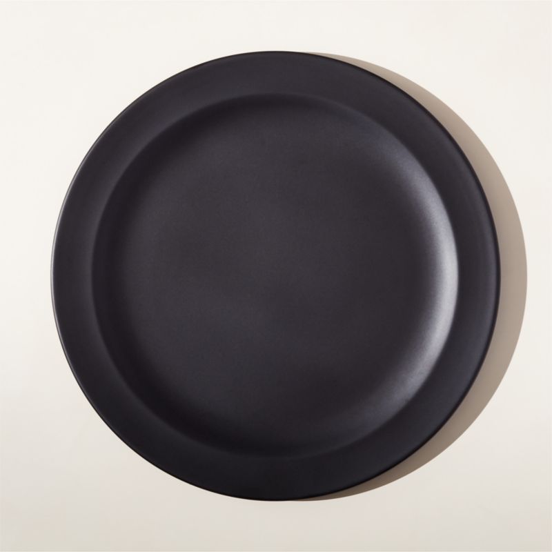 Jove Black Melamine Dinner Plate - image 0 of 2