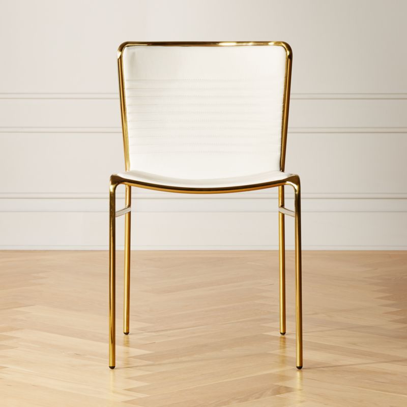 brass chair