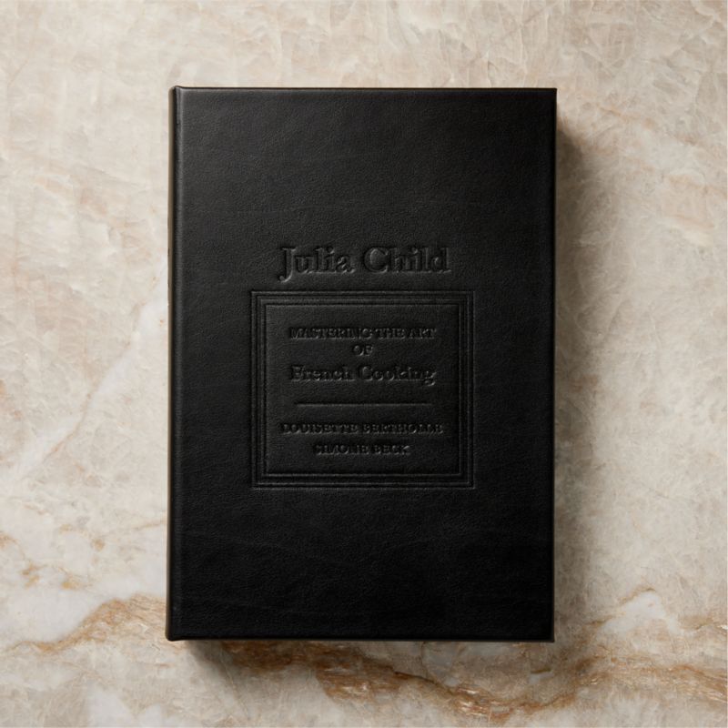 'Mastering the Art of French Cooking' by Julia Child, Black Leather Edition + Reviews | CB2